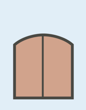 Double Door - Arched