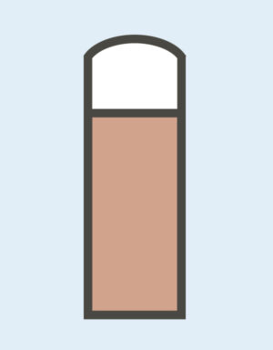 Single Door - Arched Transom