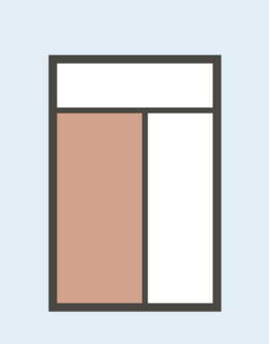 Single Door - Right Sidelight Transom