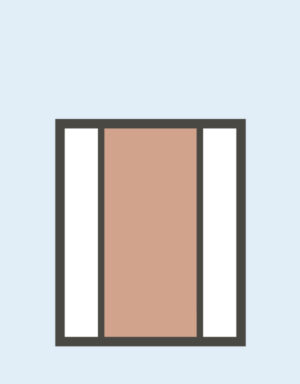 Single Door - Two Sidelights
