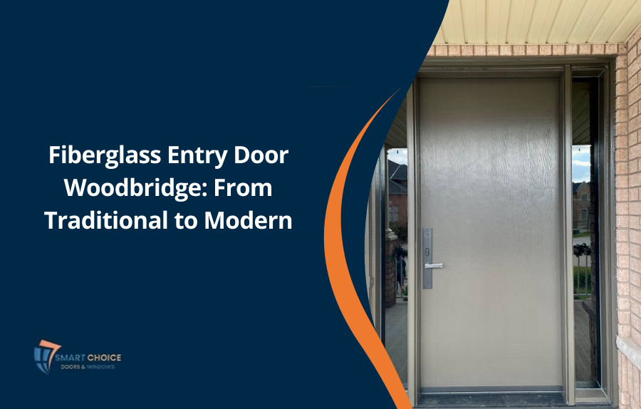 Fiberglass Entry Door Woodbridge From Traditional to Modern