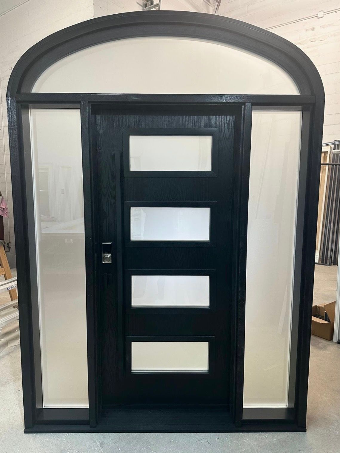 Fiberglass Entry Door with Arched Transom | Toronto