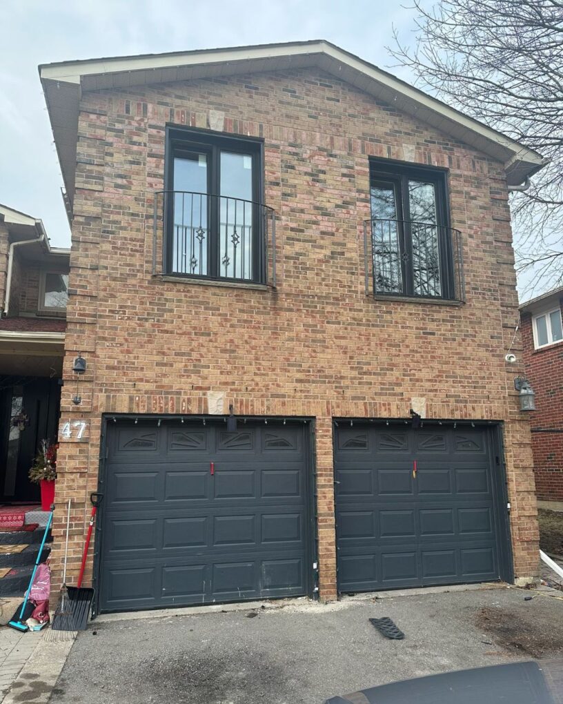 European tilt and turn doors installed in Maple with a clean modern patio opening